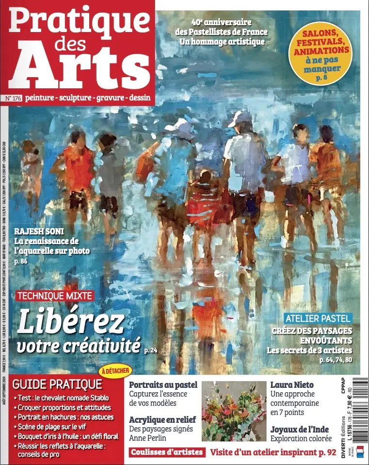 couverture du magazine pratique des arts